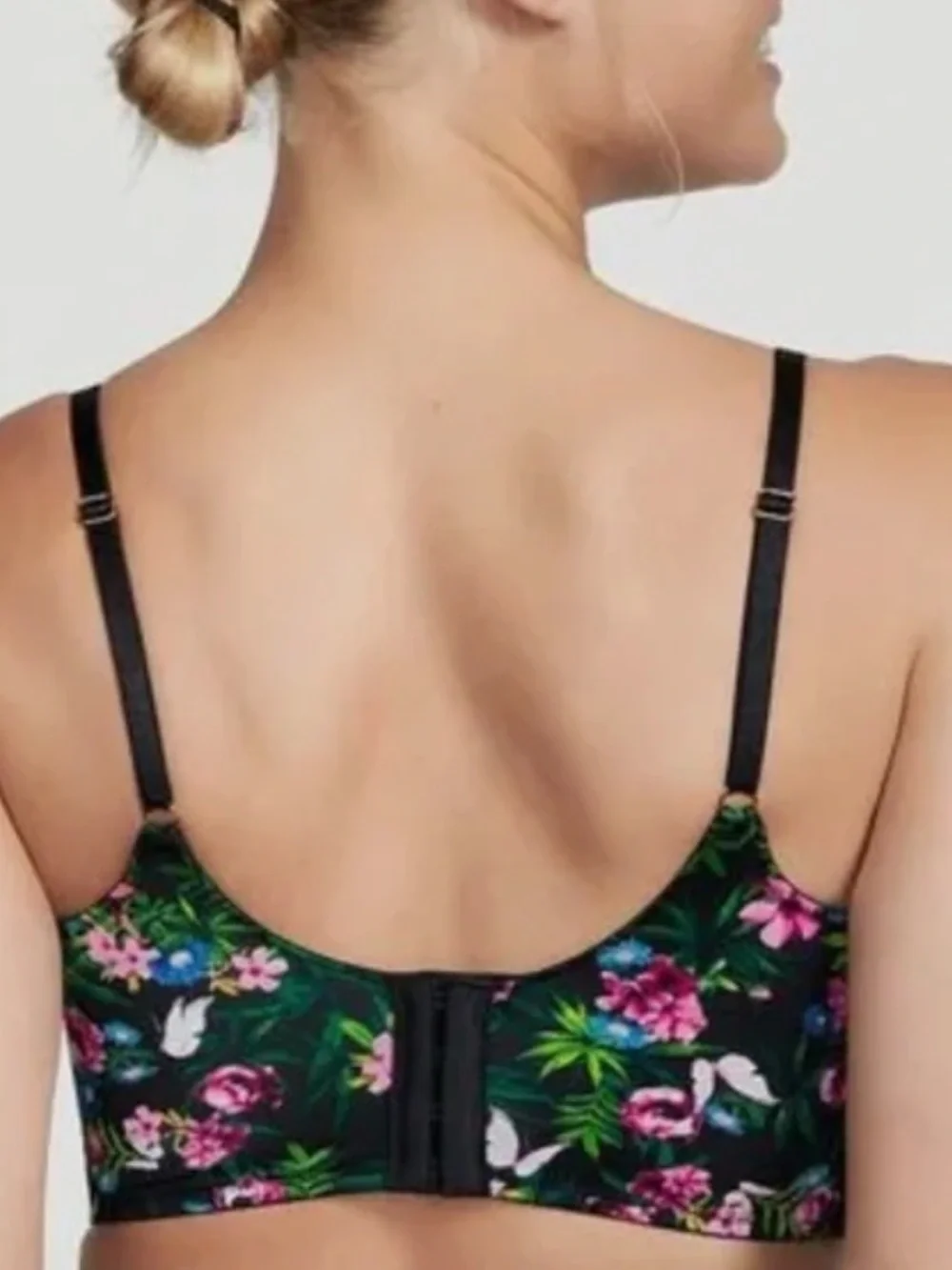 Victorias Secret So Obsessed Unlined Corset Top Bustier Bra Large Moonlit Garden